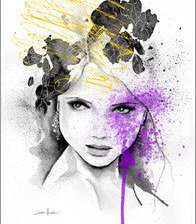 Схема вышивки «"женский образ"»