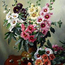 Схема вышивки «Букет в вазе»