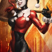 Оригинал схемы вышивки «Harley Quinn» (№1168000)