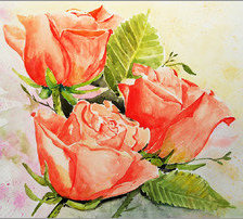 Оригинал схемы вышивки «розы» (№1168356)