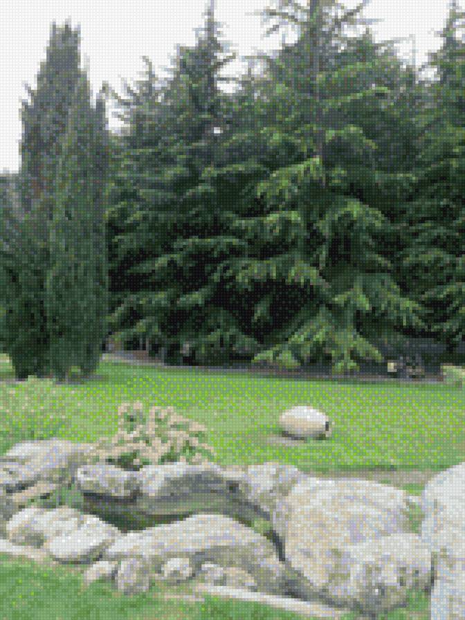 Парк весной - парк, весна, пейзаж - предпросмотр