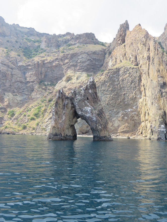 Карадаг, "Золотые ворота" - природа, горы, море - оригинал