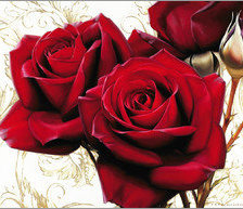Оригинал схемы вышивки «бархатная роза» (№1168378)