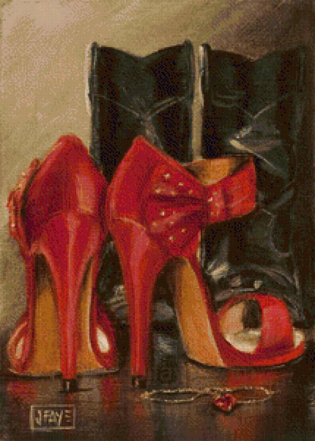 серия "каблучок" - туфелька, обувь, стиль, каблучок - предпросмотр