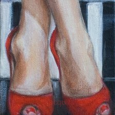 Схема вышивки «серия "каблучок"»