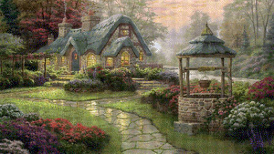 дивный сад - домик, сад - предпросмотр