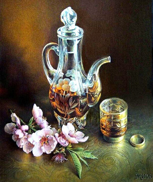 Натюрморт - вышивка крестом - оригинал