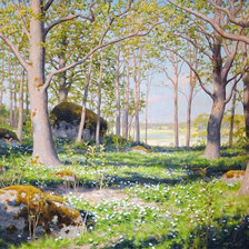 Схема вышивки «весна»