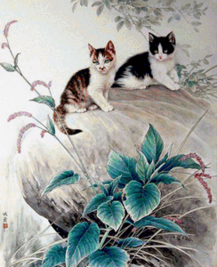 котятки - коты, животные - предпросмотр