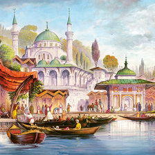 Схема вышивки «Стамбул»