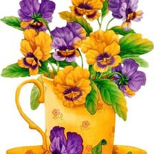 Схема вышивки «Цветы»