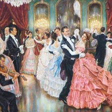 Схема вышивки «Бал 2»