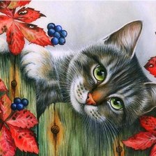 Схема вышивки «взгляд»