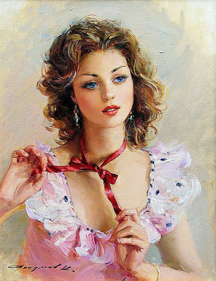 №1171343 - женщина, живопись - оригинал