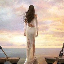 Схема вышивки «жінка»