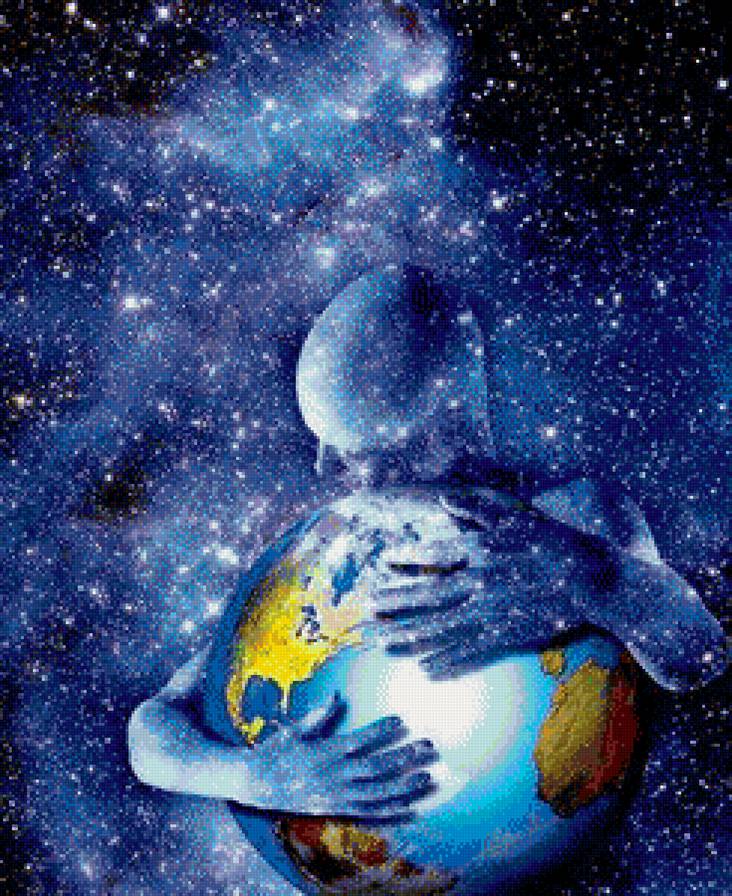 наша планета - человек, планета, космос - предпросмотр