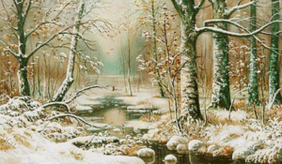 "Весна идёт - весне дорогу!" - река, лес, снег, весна, пейзаж - предпросмотр