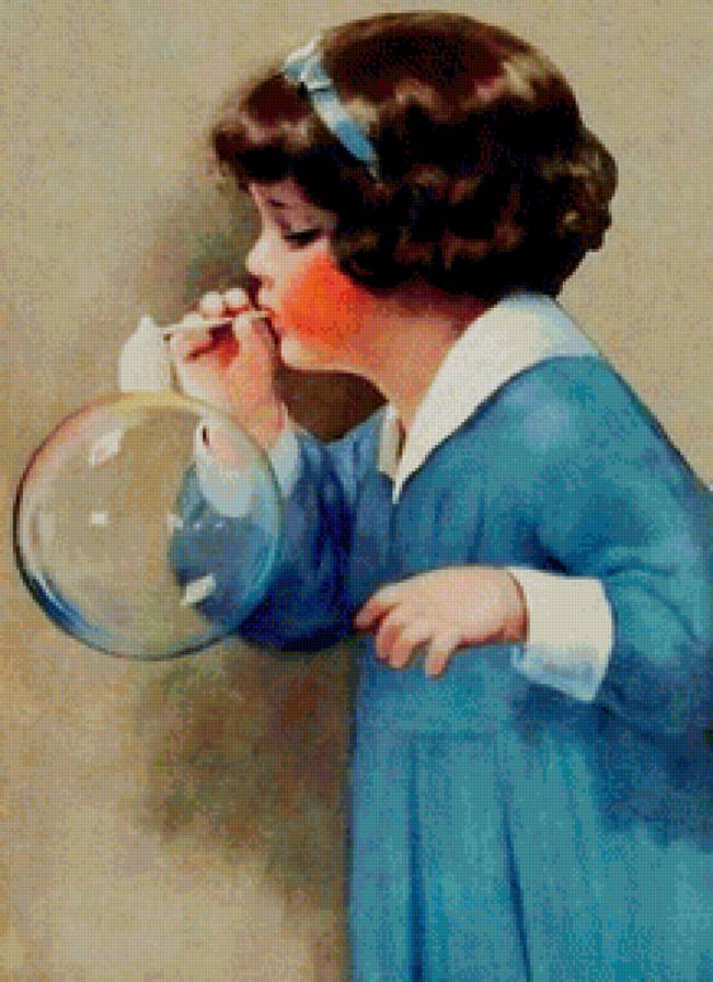 серия1 - девочка, дети, открытки - предпросмотр