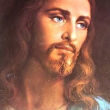 Оригинал схемы вышивки «иисус» (№1176224)