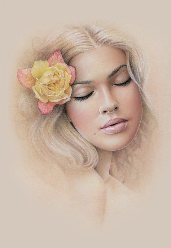 женский портрет - оригинал