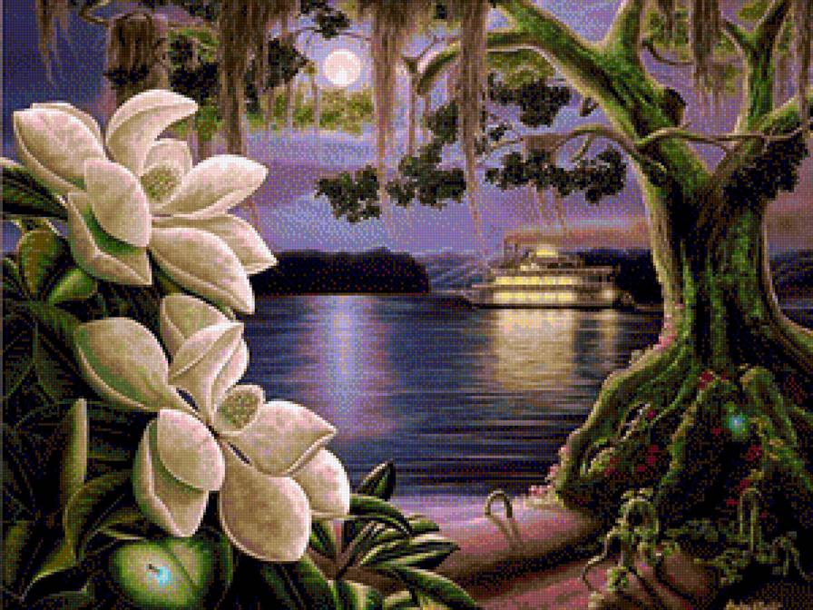 южная ночь - ночь, пейзаж - предпросмотр