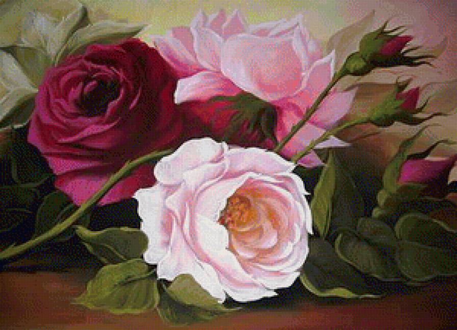 Розы - роза, цветок, розы, букет, цветы - предпросмотр