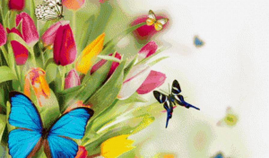Бабочки - весна, бабочки - предпросмотр
