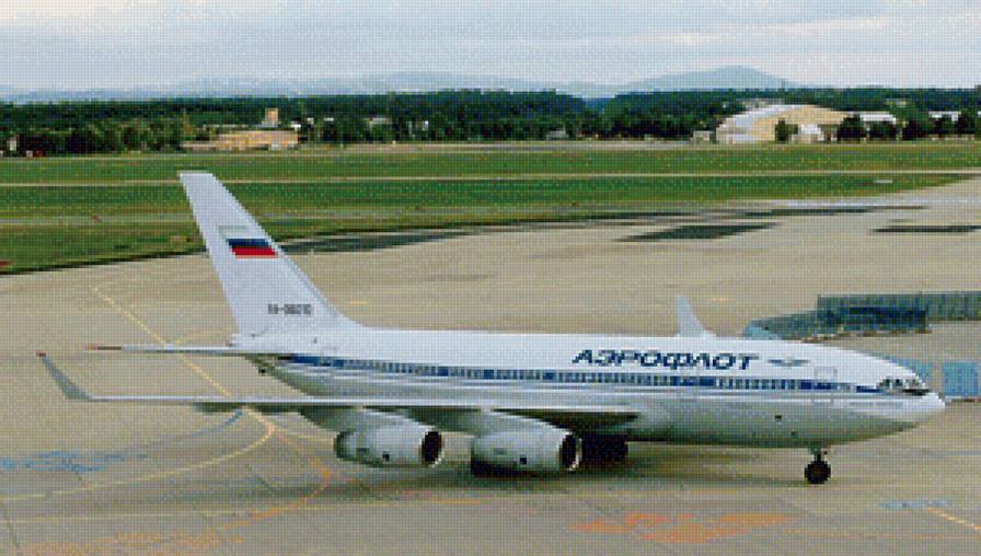 Ил-96-300 - самолет, аэрофлот, авиация - предпросмотр