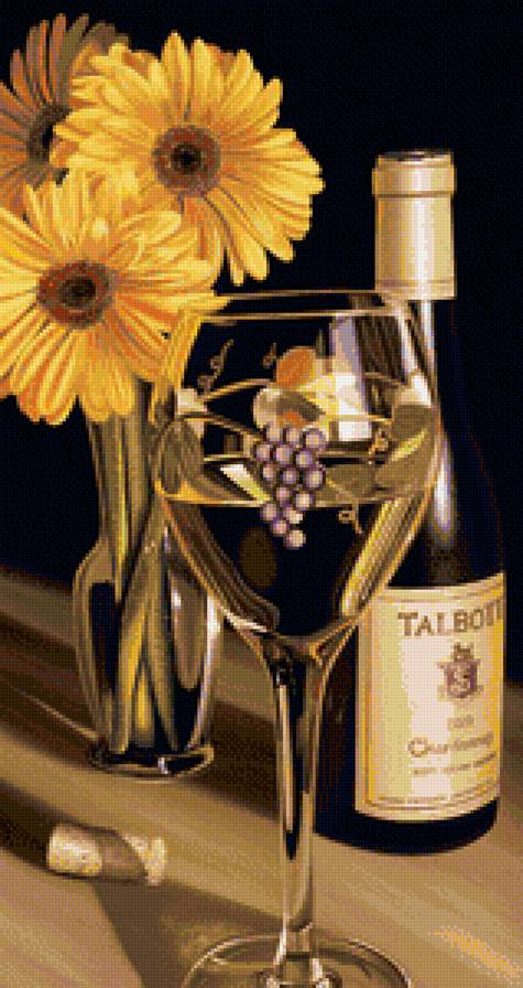 натюрморт с бокалом - предпросмотр