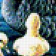 Предпросмотр схемы вышивки «черные лебеди» (№1179795)