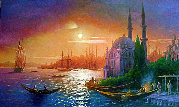 Стамбул 1 - пейзаж, турция, стамбул, город - оригинал