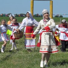 Схема вышивки «Чувашский танец»