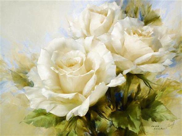 Белые розы - оригинал