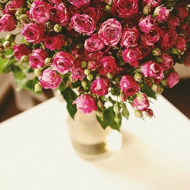 Розы - розы, цветы, ваза - оригинал