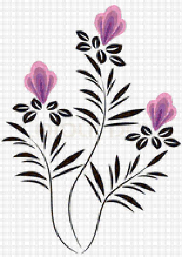 Орнамент цветы - орнамент, цветы - предпросмотр