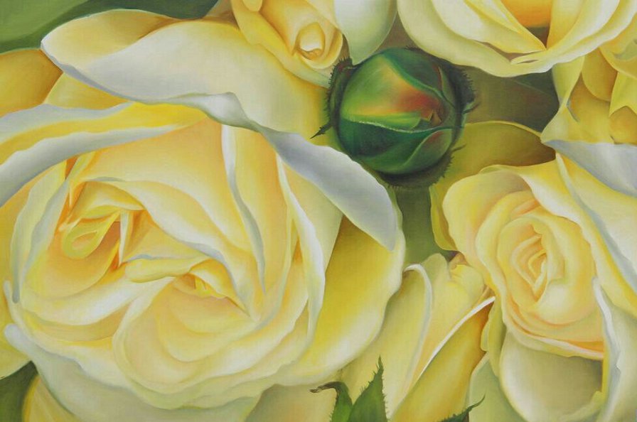 желтые розы - оригинал