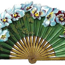 Оригинал схемы вышивки «цветочный веер» (№1182463)