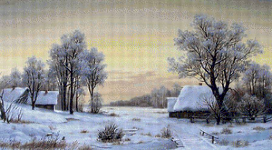 Зима - пейзаж, зима - предпросмотр