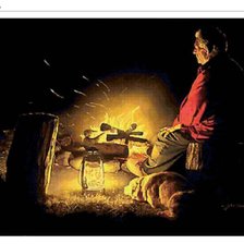 Схема вышивки «костер»