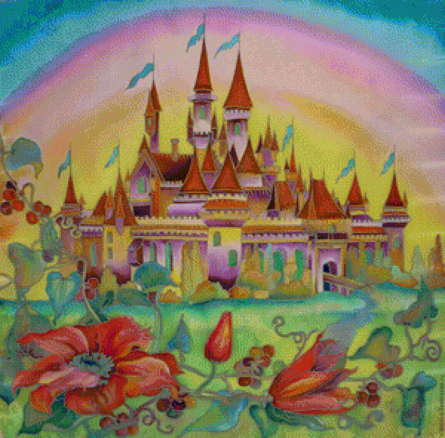 замок - сказка, фантазия - предпросмотр