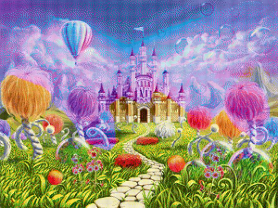 замок - фантазия, сказка - предпросмотр