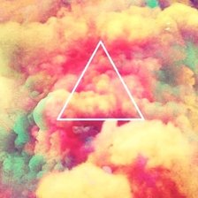 Схема вышивки «Облака из краски»