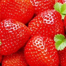 Схема вышивки «клубника»