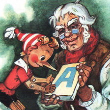 Схема вышивки «буратино»