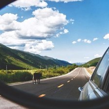 Схема вышивки «Отражение в зеркале»