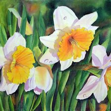 Схема вышивки «цветы»