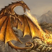 Огнедышащий дракон1