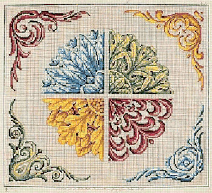 орнамент - подушка, орнамент - предпросмотр