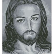 Оригинал схемы вышивки «иисус» (№1189911)
