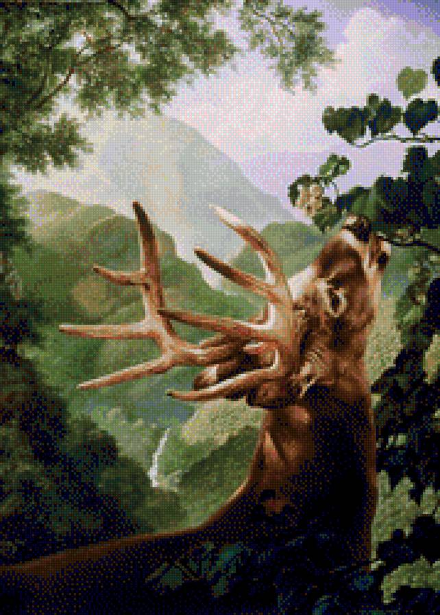 олень - животные - предпросмотр